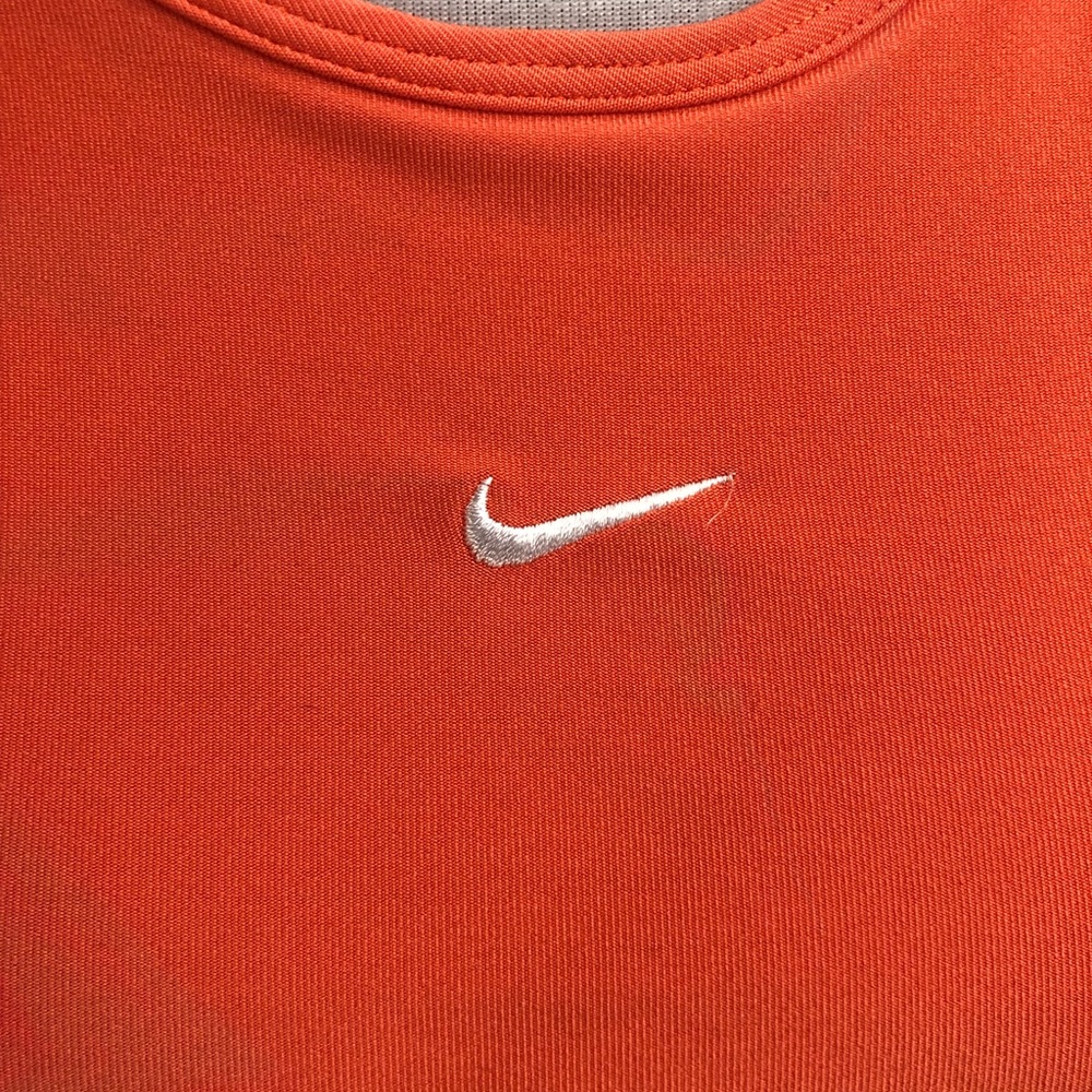 Vintage Nike Y2K Orange Tank Dri Fit - Picture 4 of 9